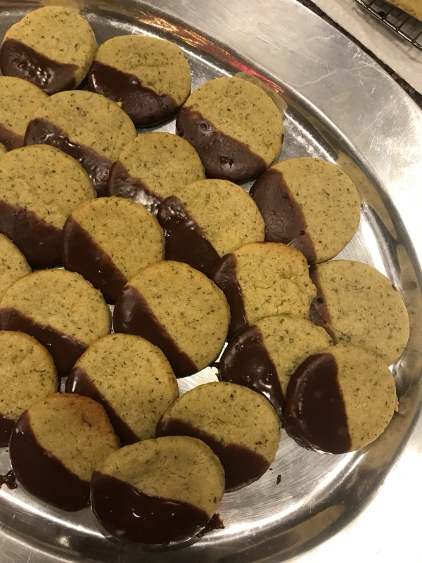 Mint cookies